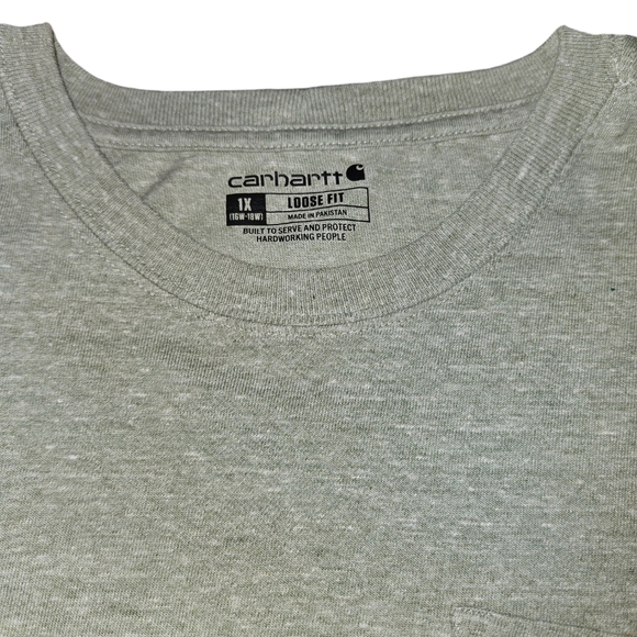 Carhartt Loose Fit Women's Short Sleeve Size 1X Pocket Like New - Picture 3 of 4
